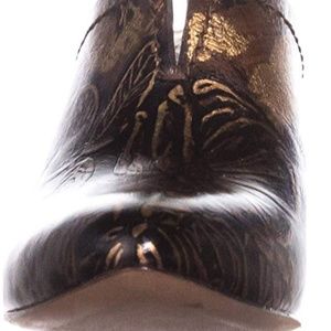 Patricia Nash Womens Ruffina Printed Leather Mules